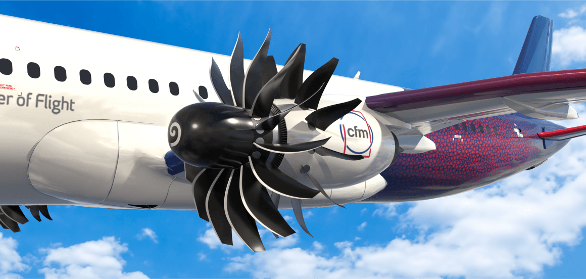 CFM RISE open fan engine concept — Image: CFM International (Safran / GE Aerospace)